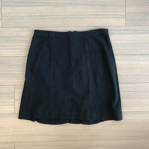 Above the Knee Black Skirt